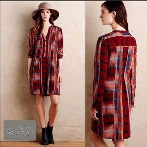Anthropologie São Paulo Plaid Tunic Dress - EUC!!